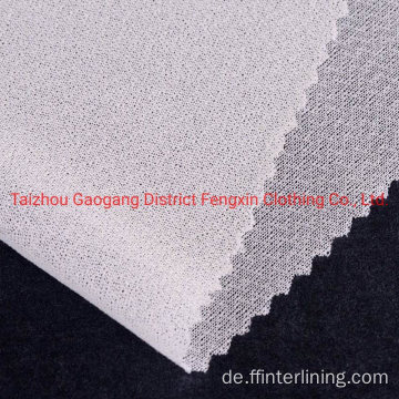 100% Polyester kreisförmig gestricktes Interlining für Anzüge